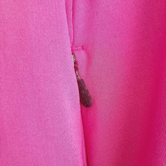 SUGOI Jackie Light V-Neck Cut-Out Back Tank Top Pink & Black Sz M - Picture 9 of 12